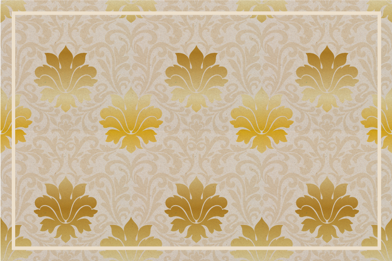 Placemat with elegant floral background - TenStickers