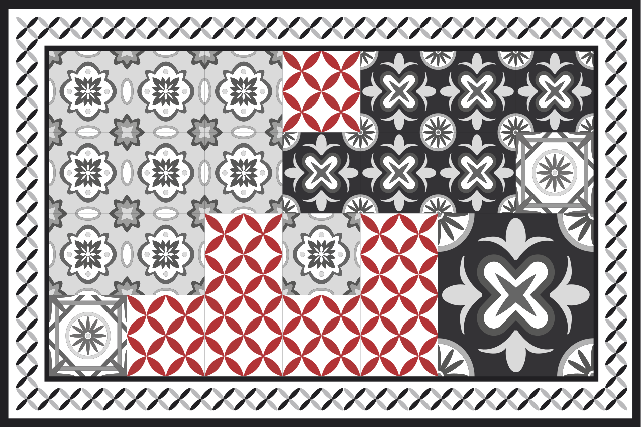 Placemat sophisticated textured surface - TenStickers