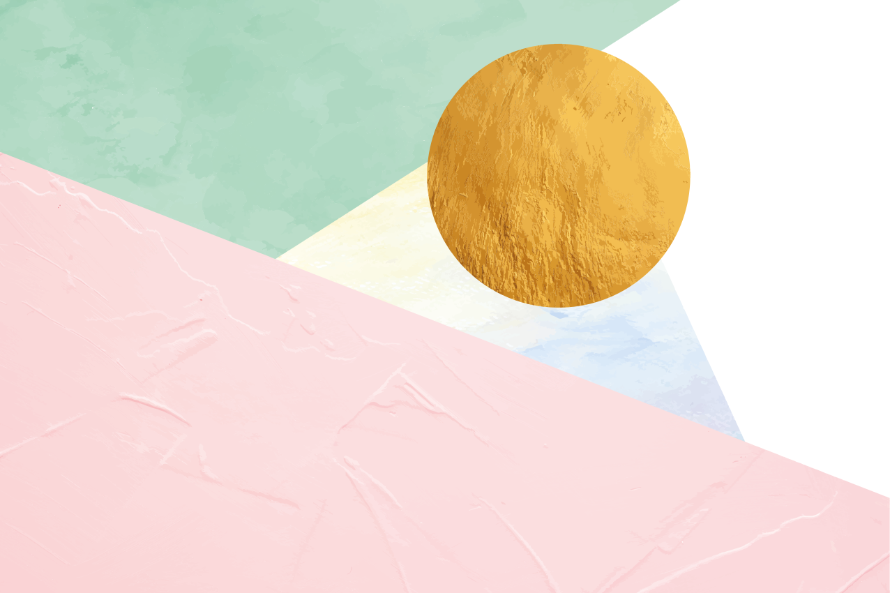 Modern placemats with textured geometric shapes - TenStickers