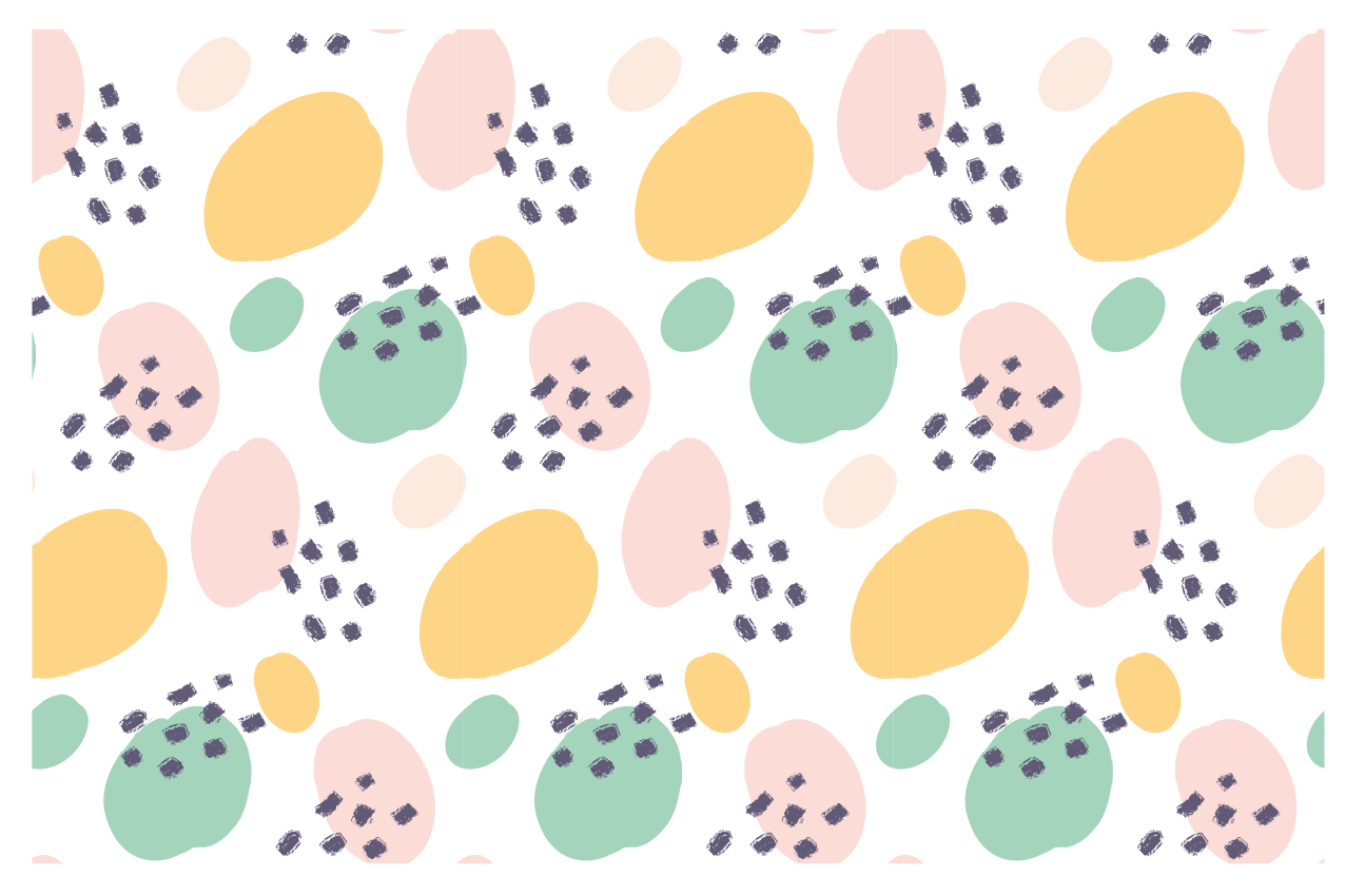 Original placemats colorful abstract design - TenStickers