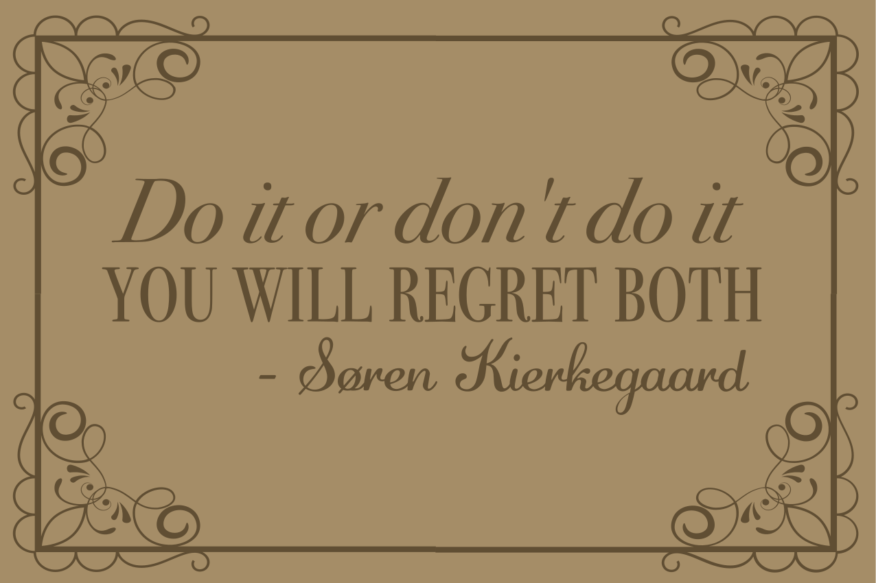 Placemats with quote inspirational quote reminder - TenStickers