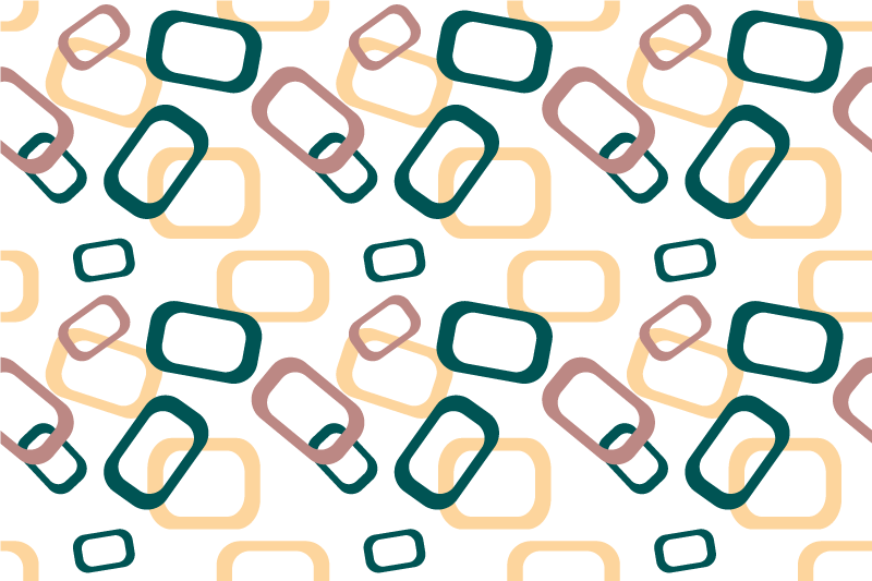 Abstract irregular forms original placemats - TenStickers