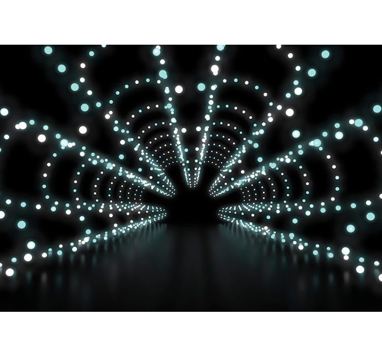 Abstract Light Burst wall mural 3d - TenStickers