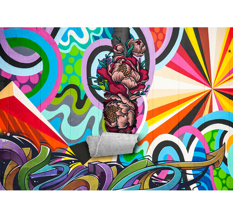 Graffiti Urban Art Wall Mural - TenStickers