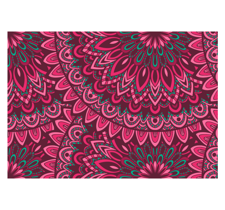 Mandala Pattern Elegance mandala wall mural - TenStickers