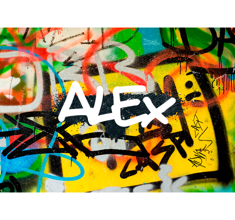Graffiti wall mural customizable urban spray - TenStickers