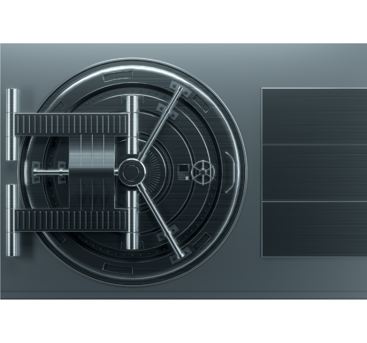 Wall mural business vault Office Wall Mural - TenStickers