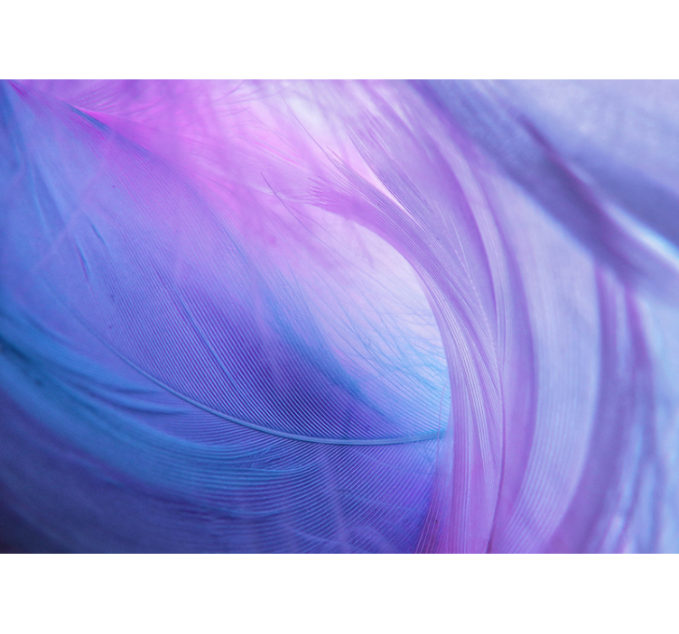 Soft colour waves abstract wall mural - TenStickers