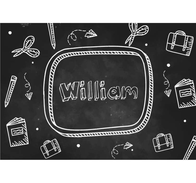 Customizable black board  custom wall mural - TenStickers