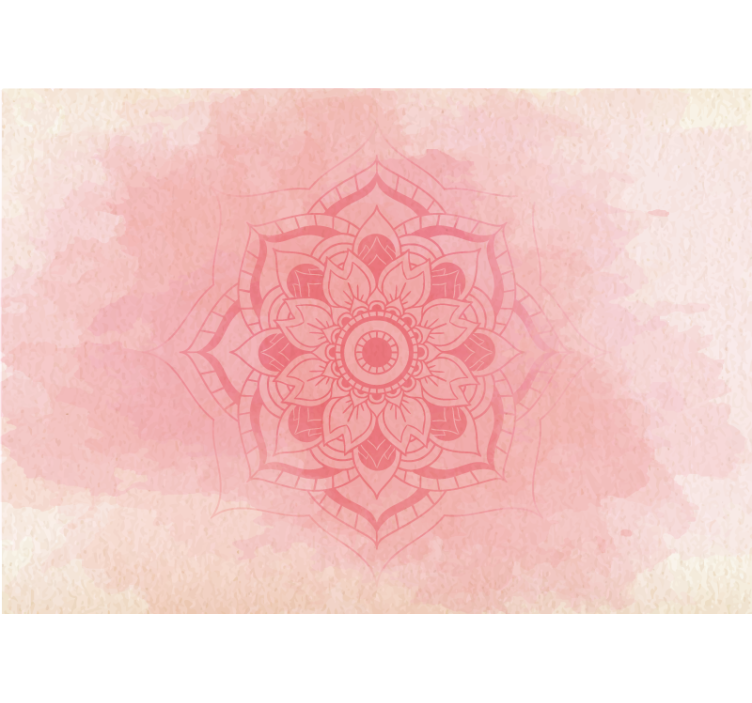 Mandala wall mural elegant floral design - TenStickers