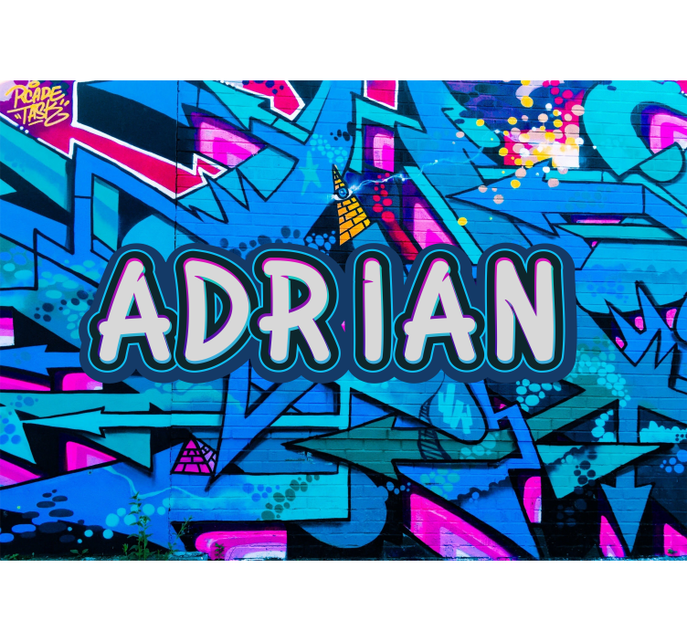 Graffiti wall mural customizable graffiti design - TenStickers