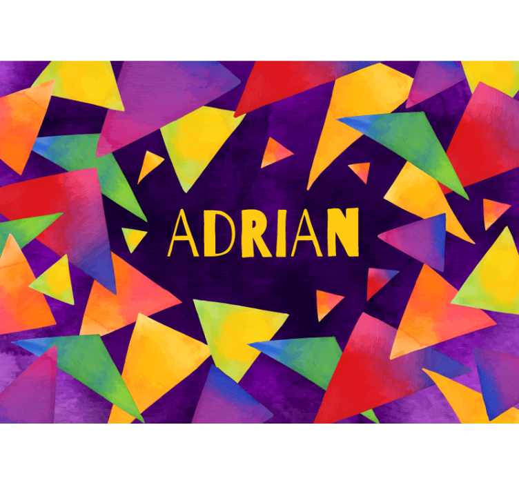 Coloured geometric shapes Teenage Wall Murals - TenStickers