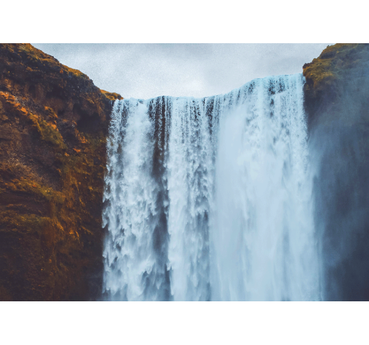 Wall mural waterfall majestic waterfall flow - TenStickers