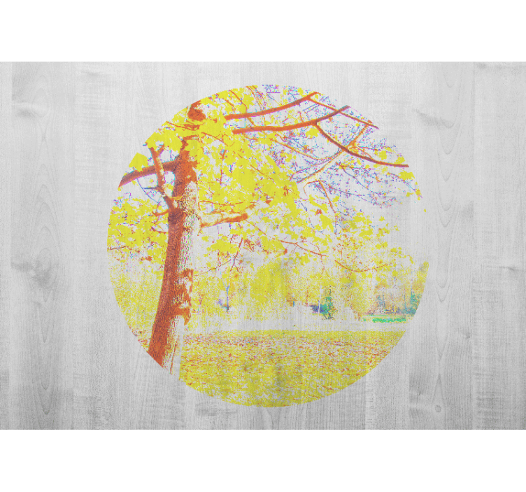 Wall mural nature autumn tree landscape - TenStickers