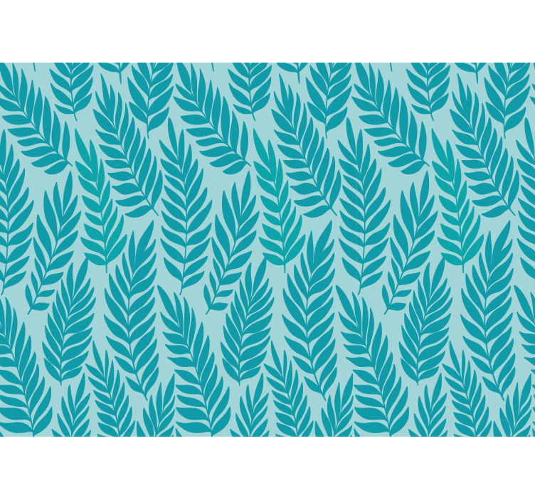 Wall mural trees leafy fern designs - TenStickers