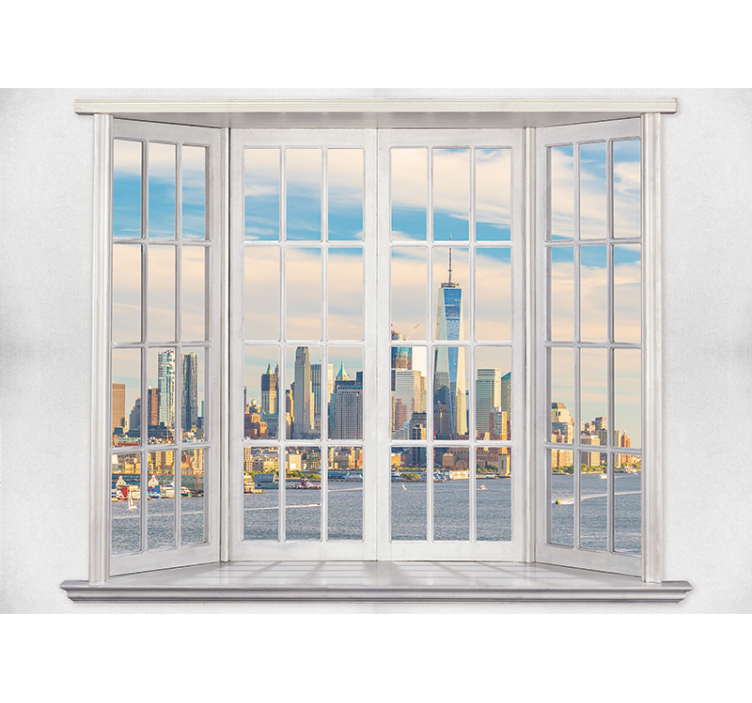 Wall mural new york new york skyline view - TenStickers