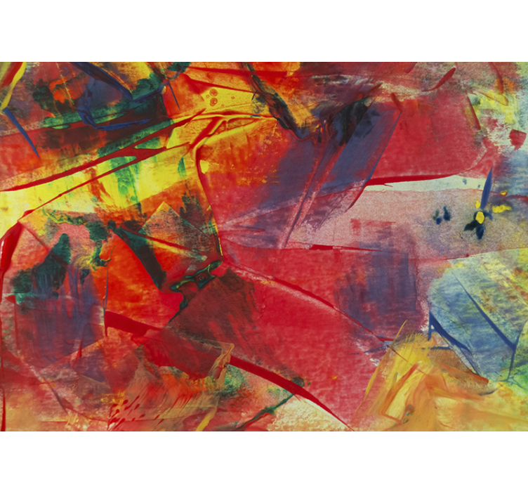 Abstract wall mural vibrant color blend - TenStickers