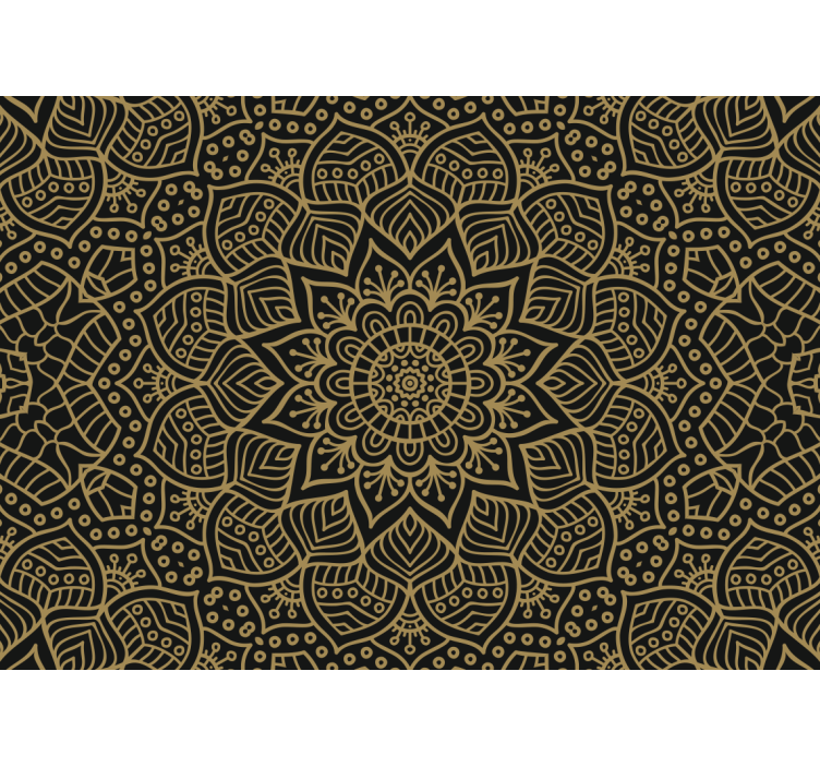 Indian style pattern Mandala Wall Mural - TenStickers