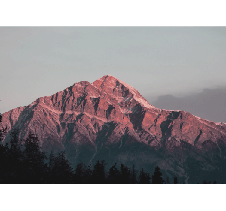 Wall mural mountain majestic summit ridge - TenStickers