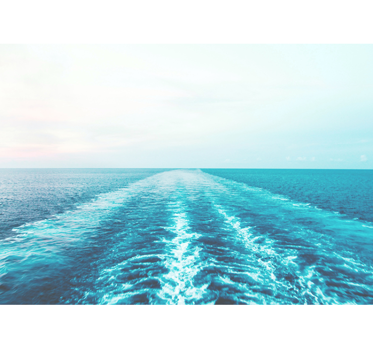 Under the sea wall mural ocean horizon view - TenStickers