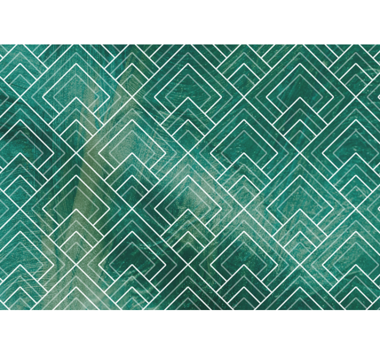 "Art Deco" rombhus pattern Abstract Wall Murals - TenStickers