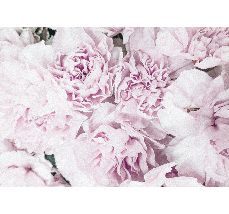 Pink flower bouquet wall mural - TenStickers