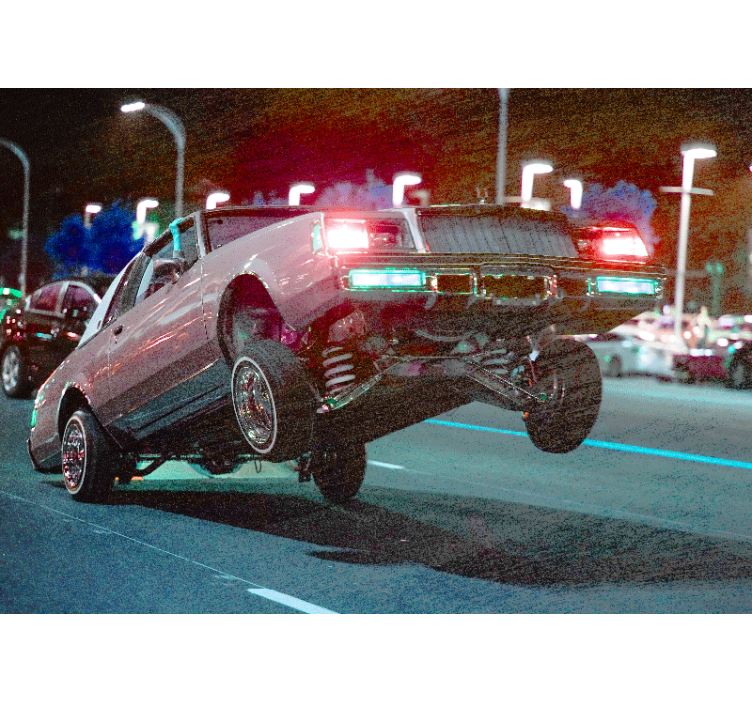 Wall mural vehicle classic car trick - TenStickers