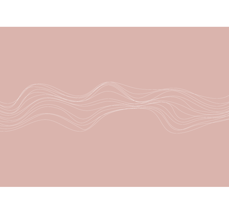 Texture wall mural elegant curved lines - TenStickers