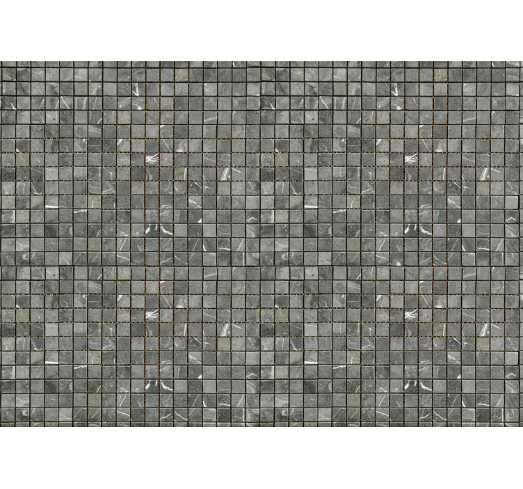 黒いタイルBlack tiles Bathroom Murals - TenStickers