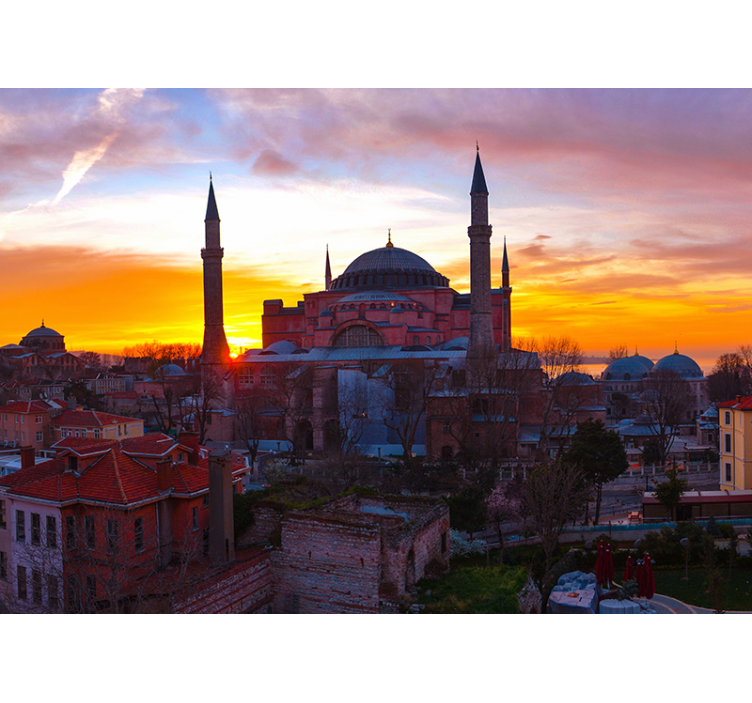 Istanbul Sunset wall mural - TenStickers