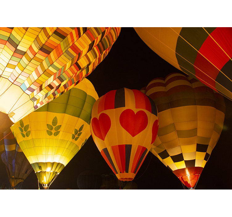 Flying Through the Night vintage wall mural - TenStickers