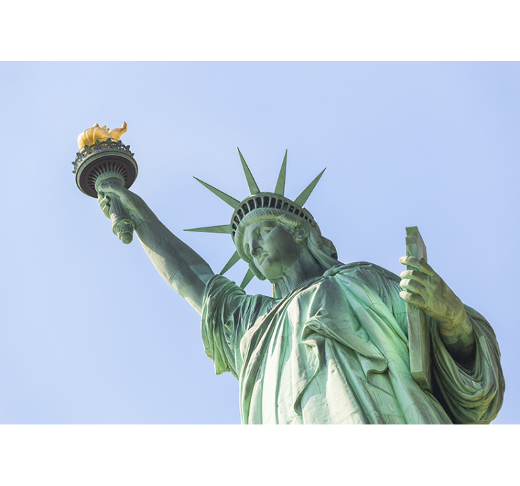 Statue Liberty Close-Up wall mural new york - TenStickers
