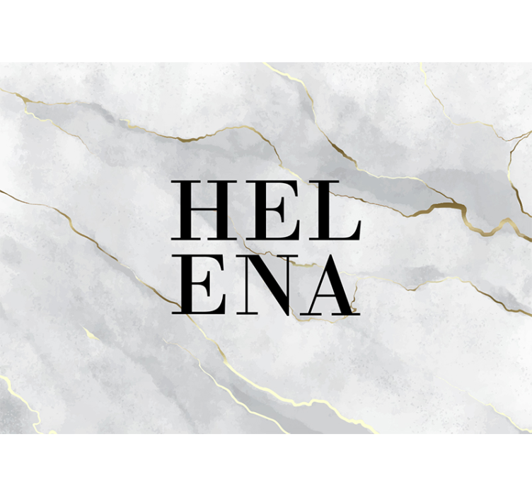 Texture wall mural personalized text accent - TenStickers