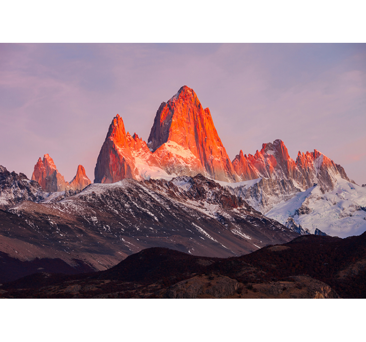 Grand Mountain Summits wall mural mountain - TenStickers