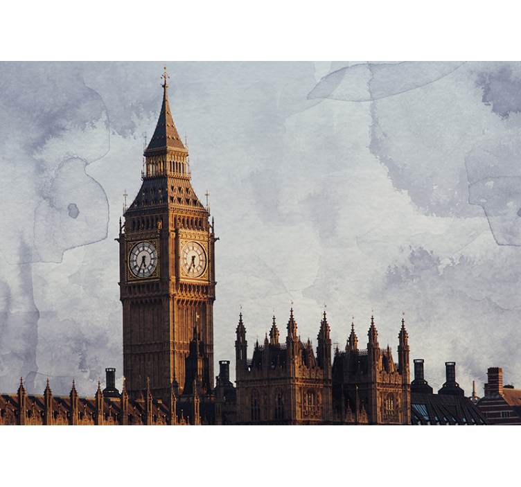 Big Ben Tower wall mural london - TenStickers