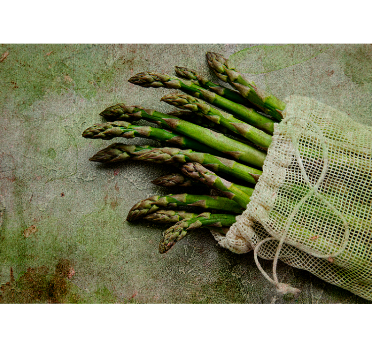 Asparagus Delight flower wall mural - TenStickers