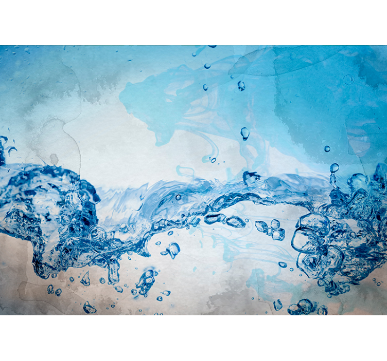 Refreshing Water Flow wall mural nature - TenStickers