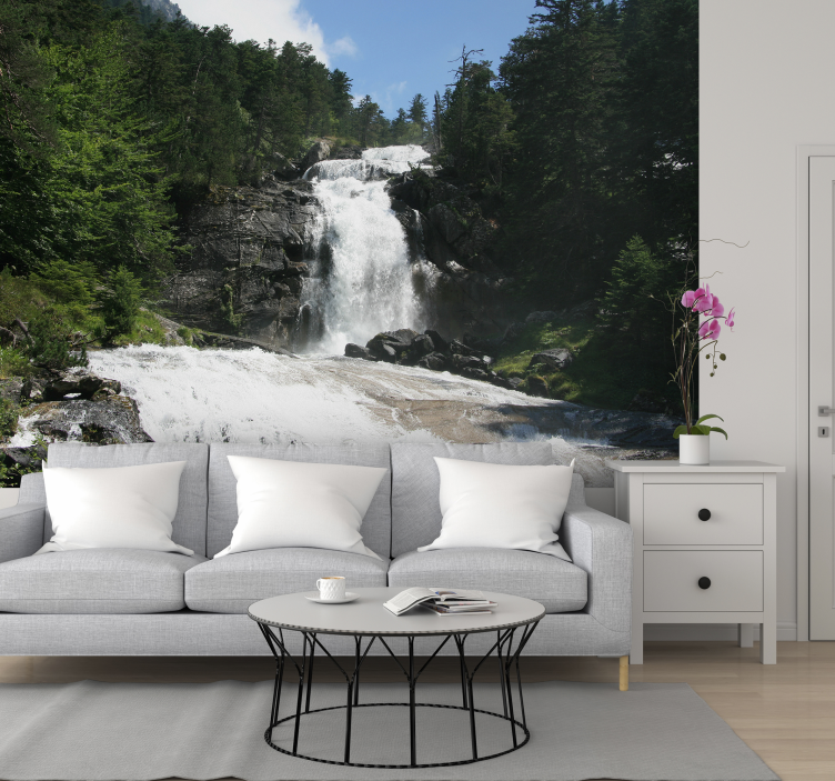 Beautiful Waterfall Wall Mural - TenStickers
