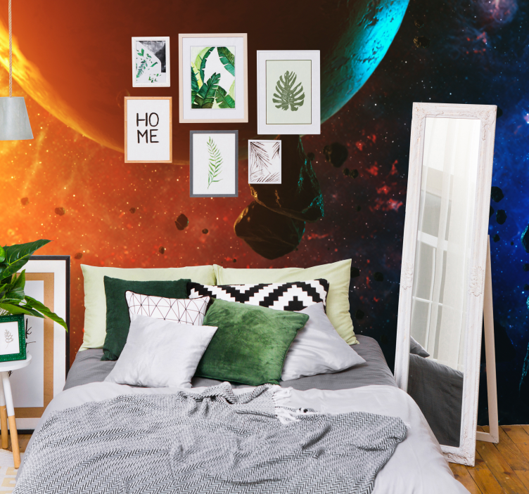 Colorful galaxy Sky Wall Mural - TenStickers