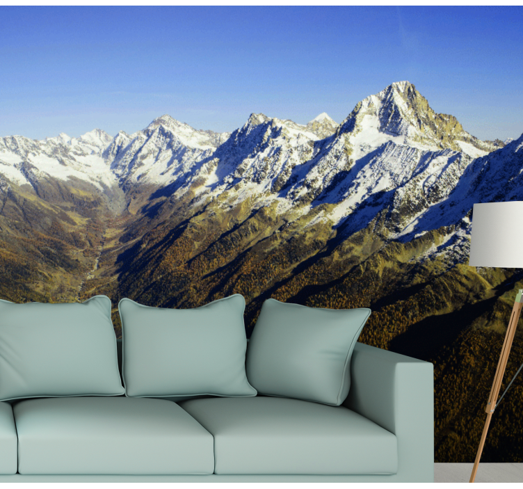 Grand Mountain Landscape wall mural mountain - TenStickers