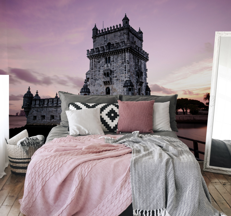 Lisboa Tower city wall mural - TenStickers