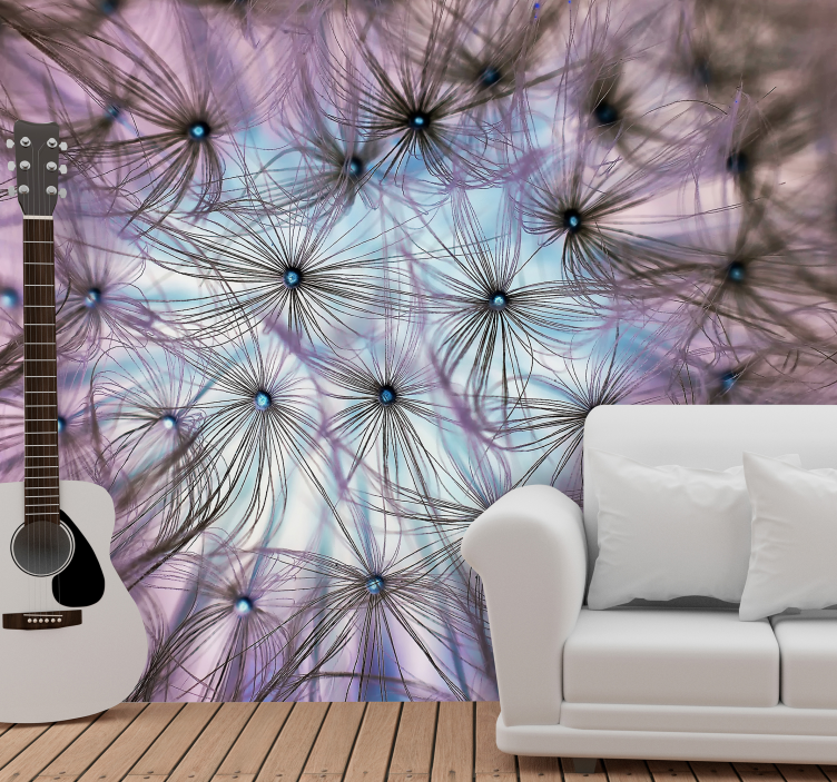 Inside Dandelion Nature Wall Mural - TenStickers
