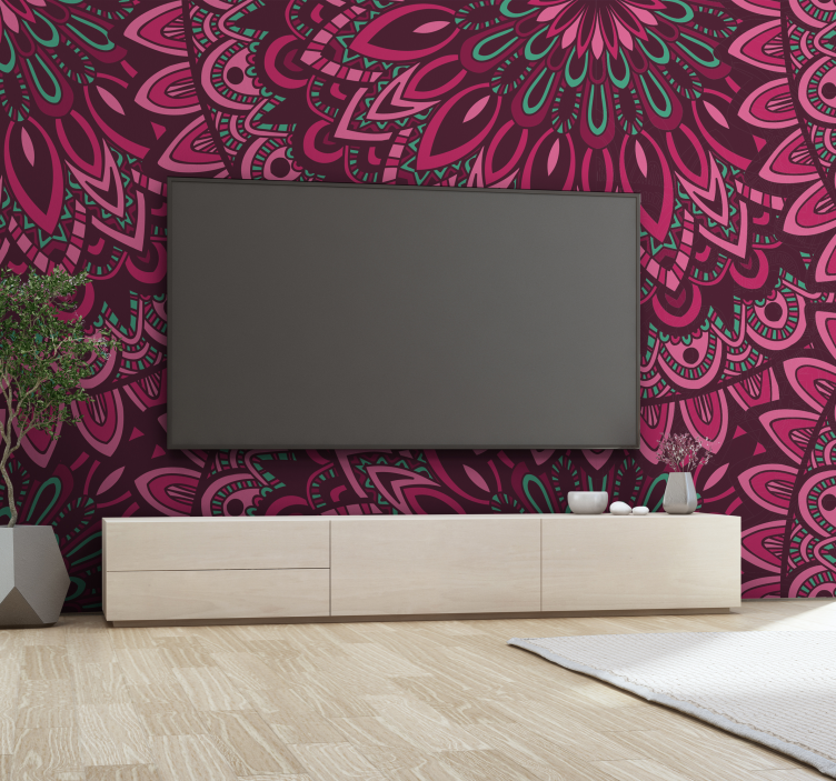Mandala Pattern Elegance mandala wall mural - TenStickers