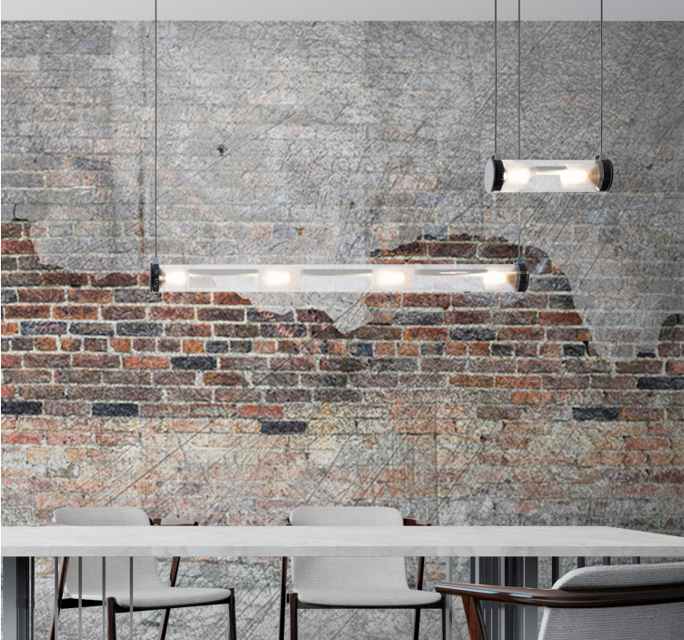 Mural stone wall urban brick design - TenStickers