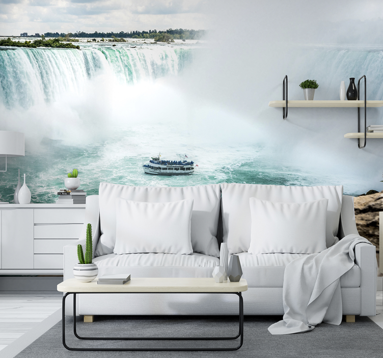 Niagara Falls Photo Waterfall Wall Mural - TenStickers