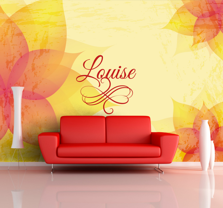 Sophisticated Botanical Arrangement flower wall mural - TenStickers