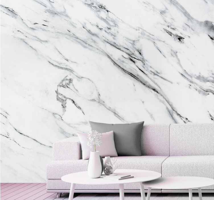 Texture wall mural elegant marble surface - TenStickers