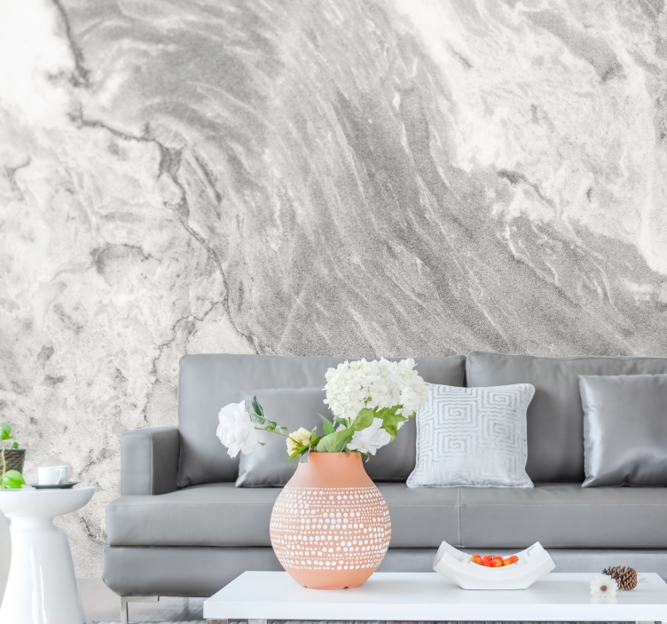 Texture wall mural sophisticated marble look - TenStickers