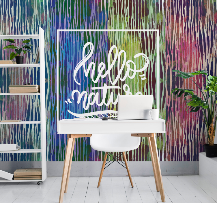 Wall mural nature embrace the outdoors - TenStickers