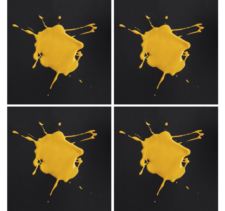 Paint effect drink coaster - TenStickers